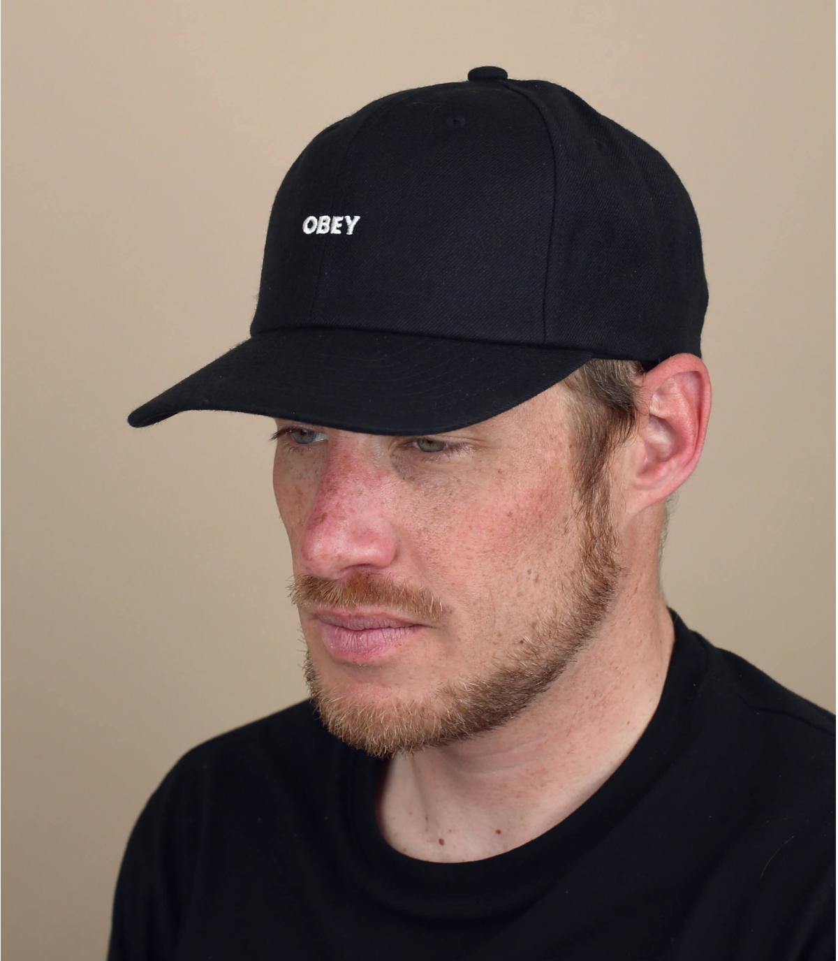 zwarte Obey cap Serge black